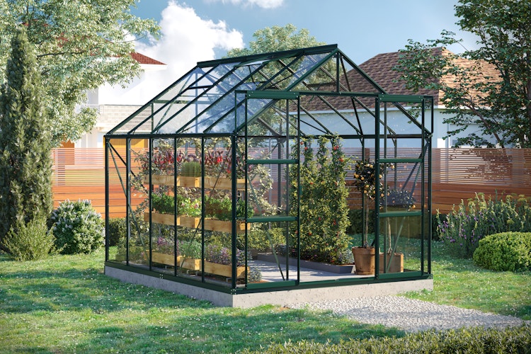 Vitavia Gewächshaus Uranus 8300 inkl. 4 Dachfenstern - 8,3 m²