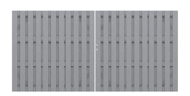 TraumGarten JUMBO WPC/Alu Doppeltor auf Maß