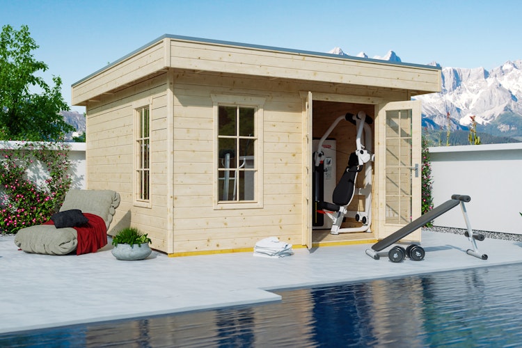 Skan Holz Gartenhaus Breda 1 - 28 mm