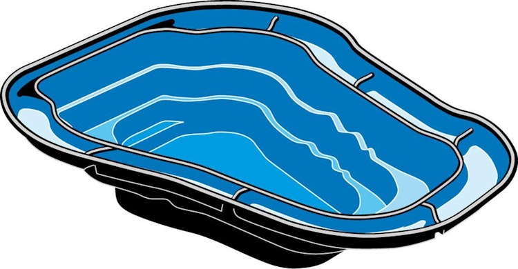 Ubbink Teichschale Fertigteich Ocean I - 1500 l