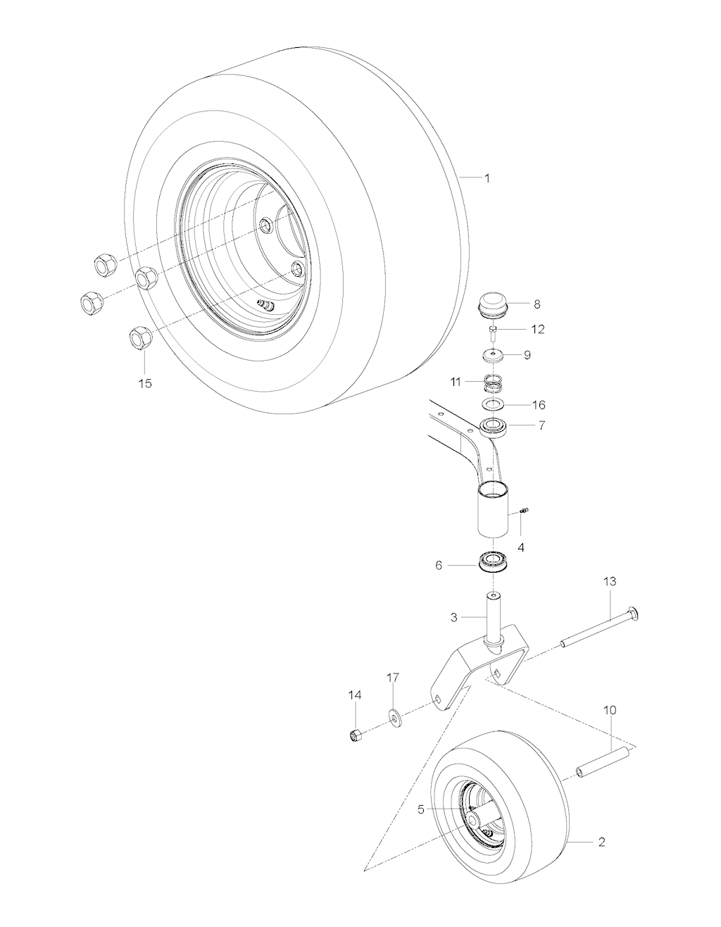 Explosionszeichnung Ersatzteile