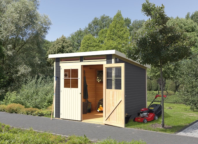 Karibu Eco Gartenhaus Gerätehaus Grebenau / Glücksburg 2/3/4 - 19 mm