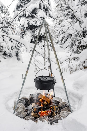 Petromax Dreibein mit Kette und Haken