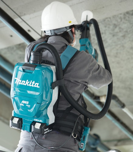 Makita Akku-Rucksackstaubsauger DVC265ZXU