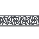 Vorschaubild Traumgarten SYSTEM Dekorprofil TRIGON Anthrazit 2360 mm