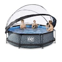 Vorschaubild Exit runder Rahmenpool mit Kartuschenfilteranlage und Sonnendach