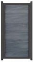 Vorschaubild GroJa Viento Designzaun Typ Hochkant 90x180 mit Rahmen Anthrazit