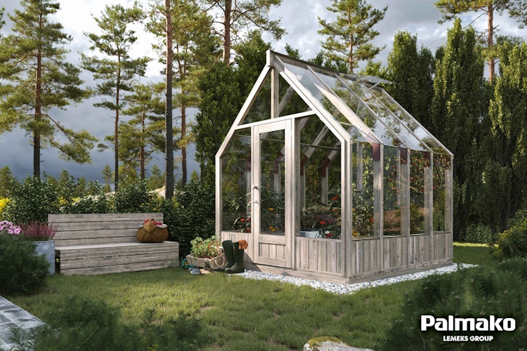 Palmako Gewächshaus / Pavillon / Glashaus Emilia 5,4  m² - 18 mm