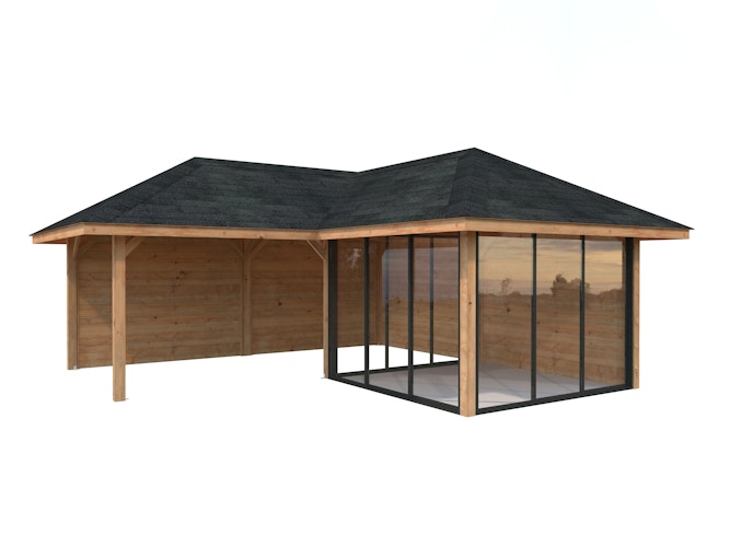 Palmako Pavillon Bianca 24,9 m² Set 212 Slide - 28 mm