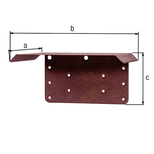Alberts® Trapezschutzdach für Futterhäuser
