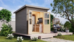 Karibu Gartenhaus Amrum (Merseburg) 1/2 - 14 mm inkl. gratis Expressversand