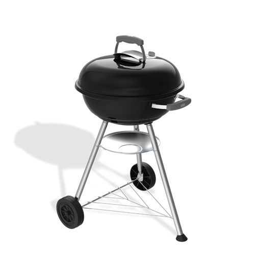 Weber Compact Kettle Holzkohlegrill 47 cm Black