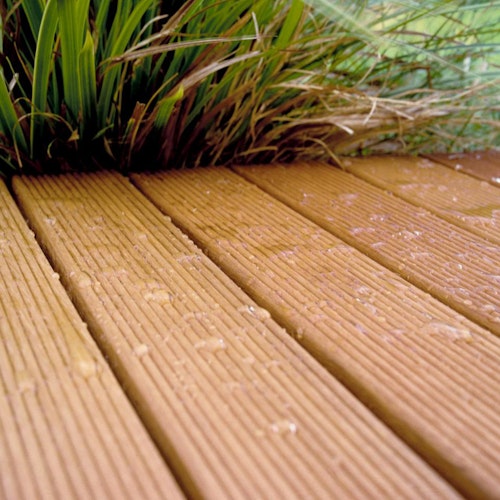 OSMO Terrassendiele Bangkirai genutet/geriffelt Standard & Better, KD- 25x145mm