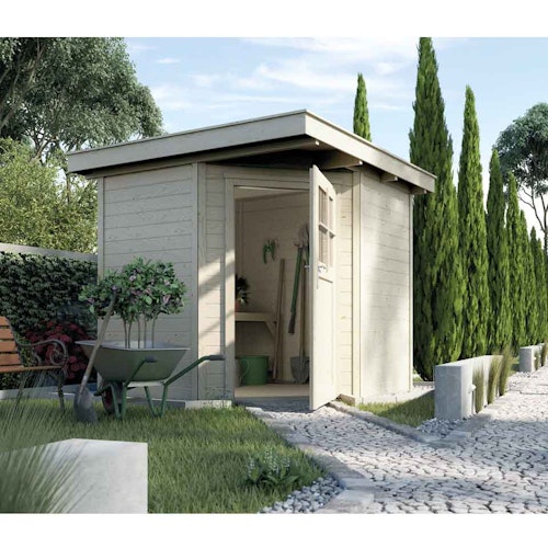 Weka 21 mm Gartenhaus 229 Eckhaus
