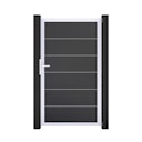 Vorschaubild GroJa BasicLine Premium Einzeltor Rahmen Aluminium EV1 1000 x 1800 mm