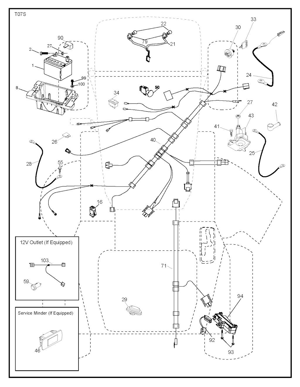Explosionszeichnung Ersatzteile