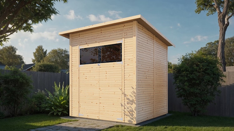 Bertilo Gartenhaus Pent Modern 3 - 18 mm