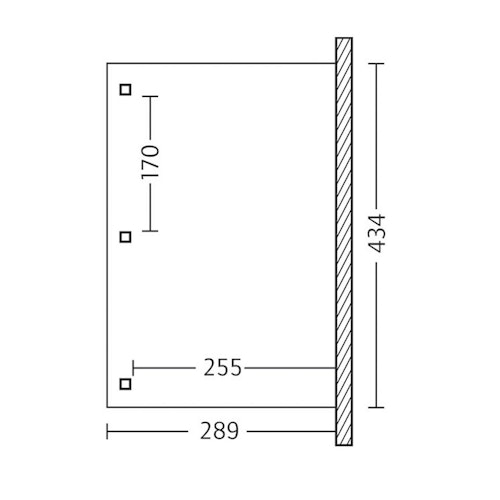 Skan Holz Terrassenüberdachung Venezia mit Mittelpfosten Breite 434 cm