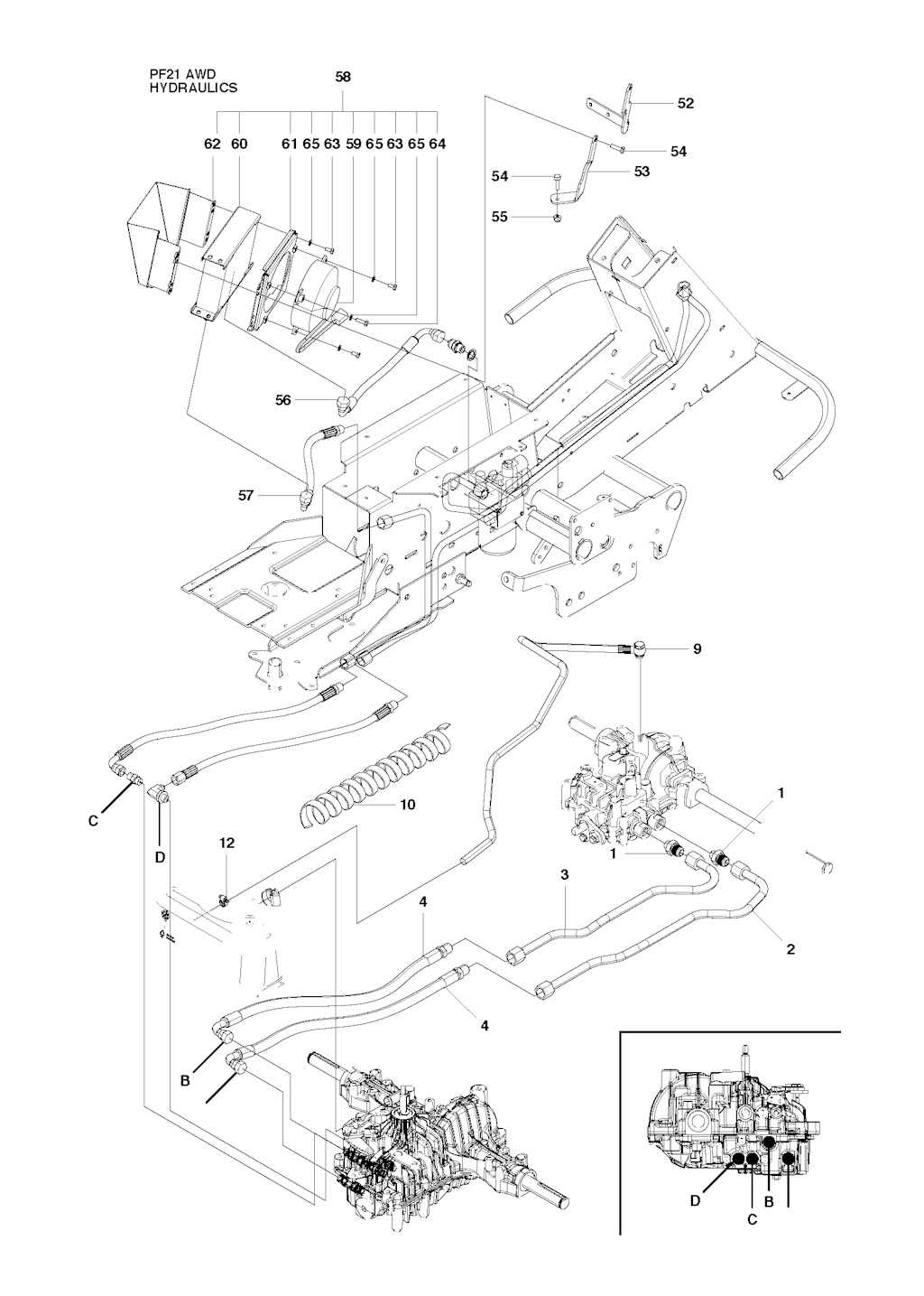 Explosionszeichnung Ersatzteile