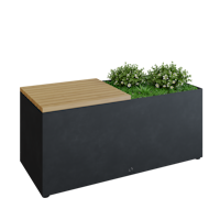 OFYR Gartenbank Herb Garden Bench Black