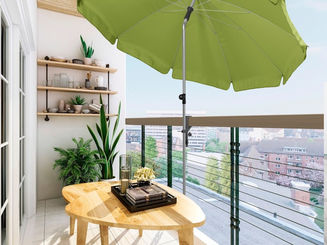 doppler Balkonklammer UNIVERSAL, Stahl Anthrazit