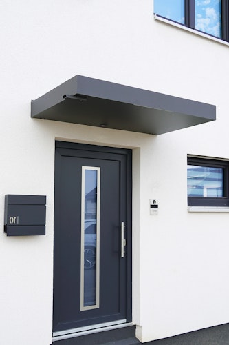 Gutta Rechteckvordach BS Plus 160 inkl. Wasserspeier (neues Modell)