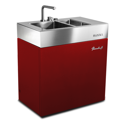 Flammkraft Outdoor Modul Block L Waschbecken