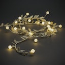 Vorschaubild Konstsmide Weihnachtsbeleuchtung  LED Lichterkette goldene Blättern und Perlen