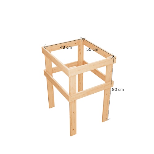 Bertilo Sauna Model 3 Large white - 58 mm
