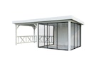 Vorschaubild Palmako Gartenhaus Connect Lenna 16,6 m² Set 404 Slide