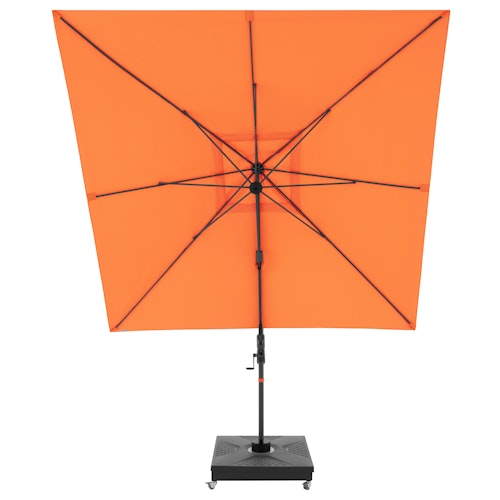doppler Pendelschirm myZONE 280 x 280, Aluminium Anthrazit / 100 % Polyester 180 g/m²