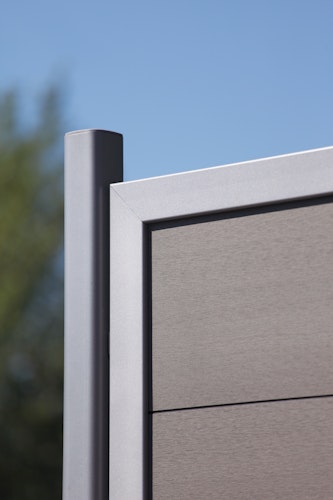 TraumGarten DESIGN WPC anthrazit Anschluss 90 x 180 auf 90