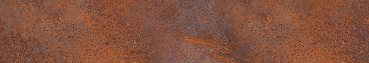 BM Typ 248 Glasstreifen in Cortenstahl Optik