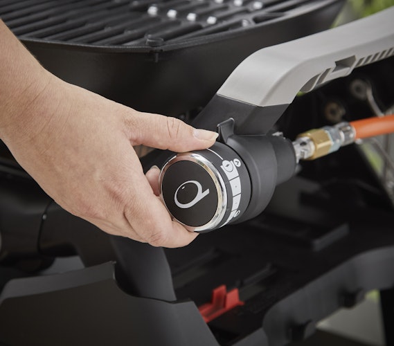 Weber Q1200N Gasgrill mit Stand - Black