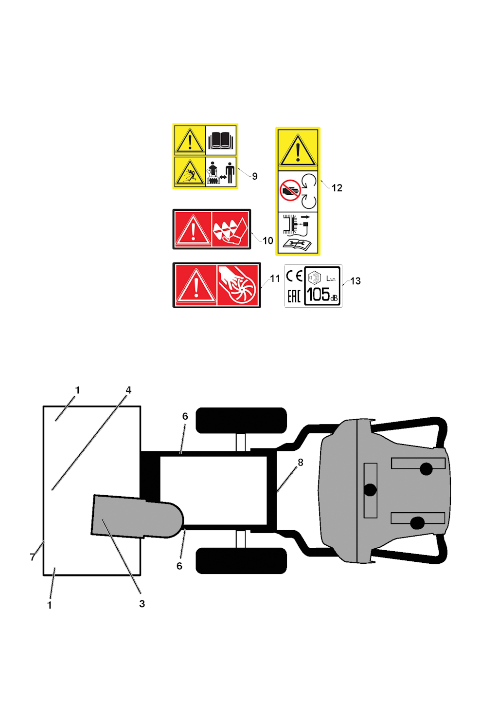 Explosionszeichnung Ersatzteile