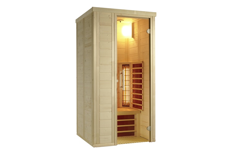 Infraworld Infrarotkabine TrioSol Natura 103 inkl. 5-teiligem gratis Zubehörset