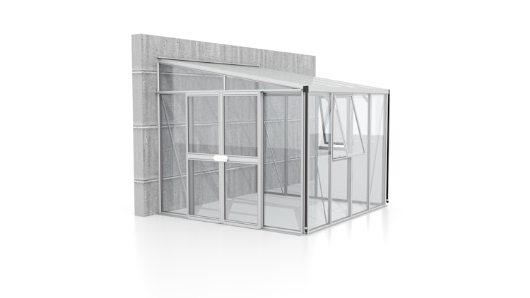Vitavia Gewächshaus Helena 7000 inkl. 2 Seitenfenstern - 6,9 m²
