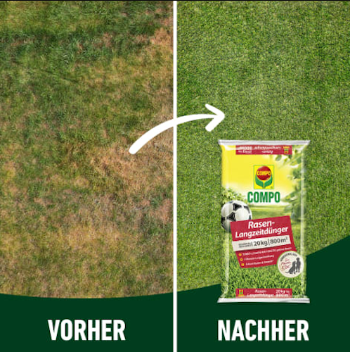 COMPO Rasen-Langzeitdünger 20 kg für 800 m²