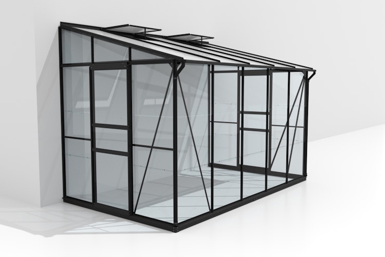 Vitavia Gewächshaus Osiris/Ida 6500 inkl. 2 Dachfenstern - 6,5 m²