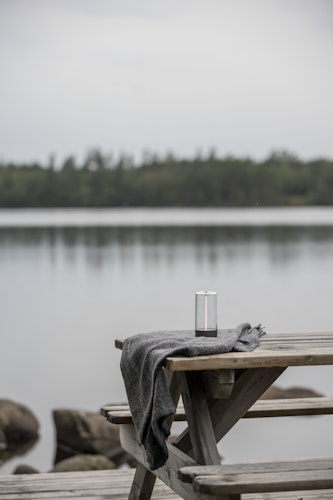 Konstsmide Tischlampe Edison XS anthrazit