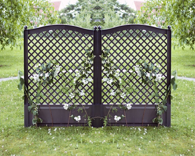 KHW Spalier 100 cm mit Erdspieß - 2er Set