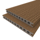 Vorschaubild NewTechWood Gigante Vintage WPC-Terrassendiele Hohlkammer Teak  23 x 210 mm