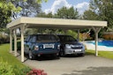 Vorschaubild Skan Holz Spessart- Flachdach Doppelcarport aus Leimholz Breite 611 cm