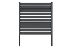 dz Alu Steckzaunelement VIDUAL Line 150 Distanz 28 mm für Pfosten 72/72 mmZubehörbild