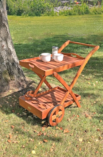 Garden Pleasure Teewagen TOLEDO, Eukalyptus geölt