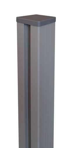 GroJa Alu-Steckzaunpfosten 9x9 inkl. Kappe