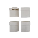 Vorschaubild Kettler Ersatzteil Bodenschoner für Tischgestell CUBIC Aluminium Weiß, 4er Set