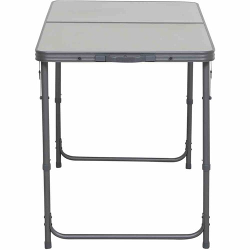 Siena Garden Campingtisch XL Comfort 120 x 60 cm, Stahl Grau / MDF Grau - Abverkauf