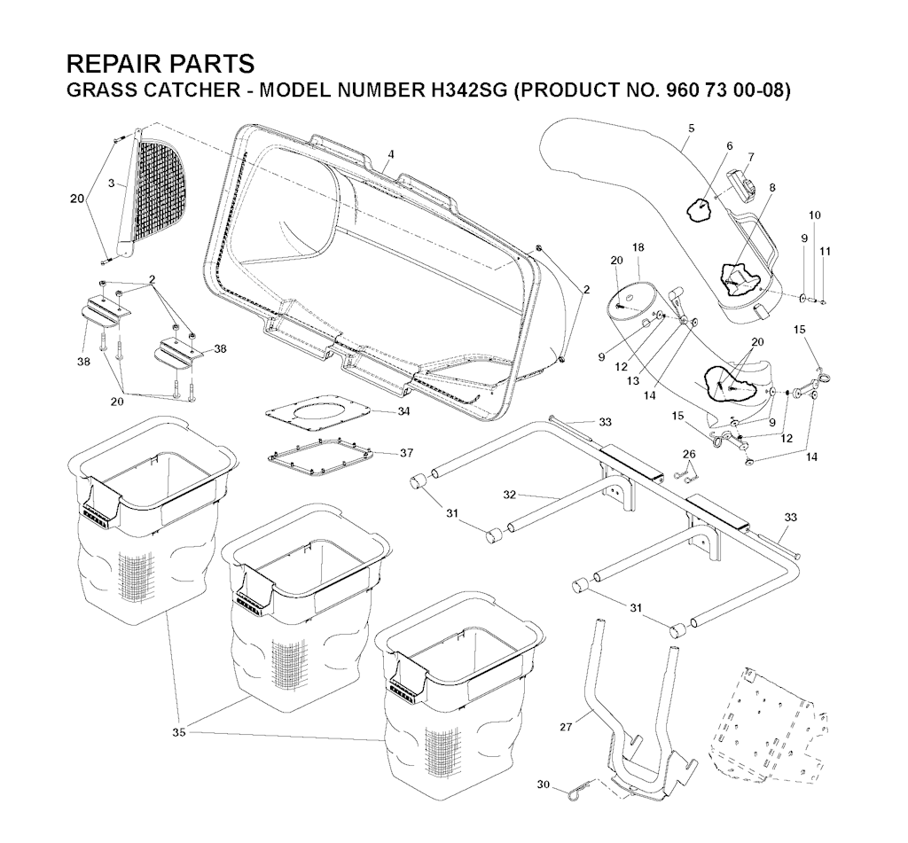 Explosionszeichnung Ersatzteile