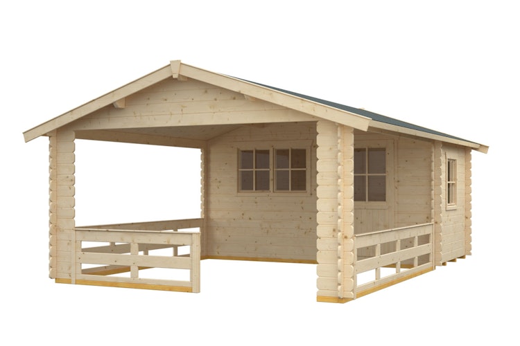 Skan Holz 28 mm Gartenhaus Terrassenhaus 28 / Alicante